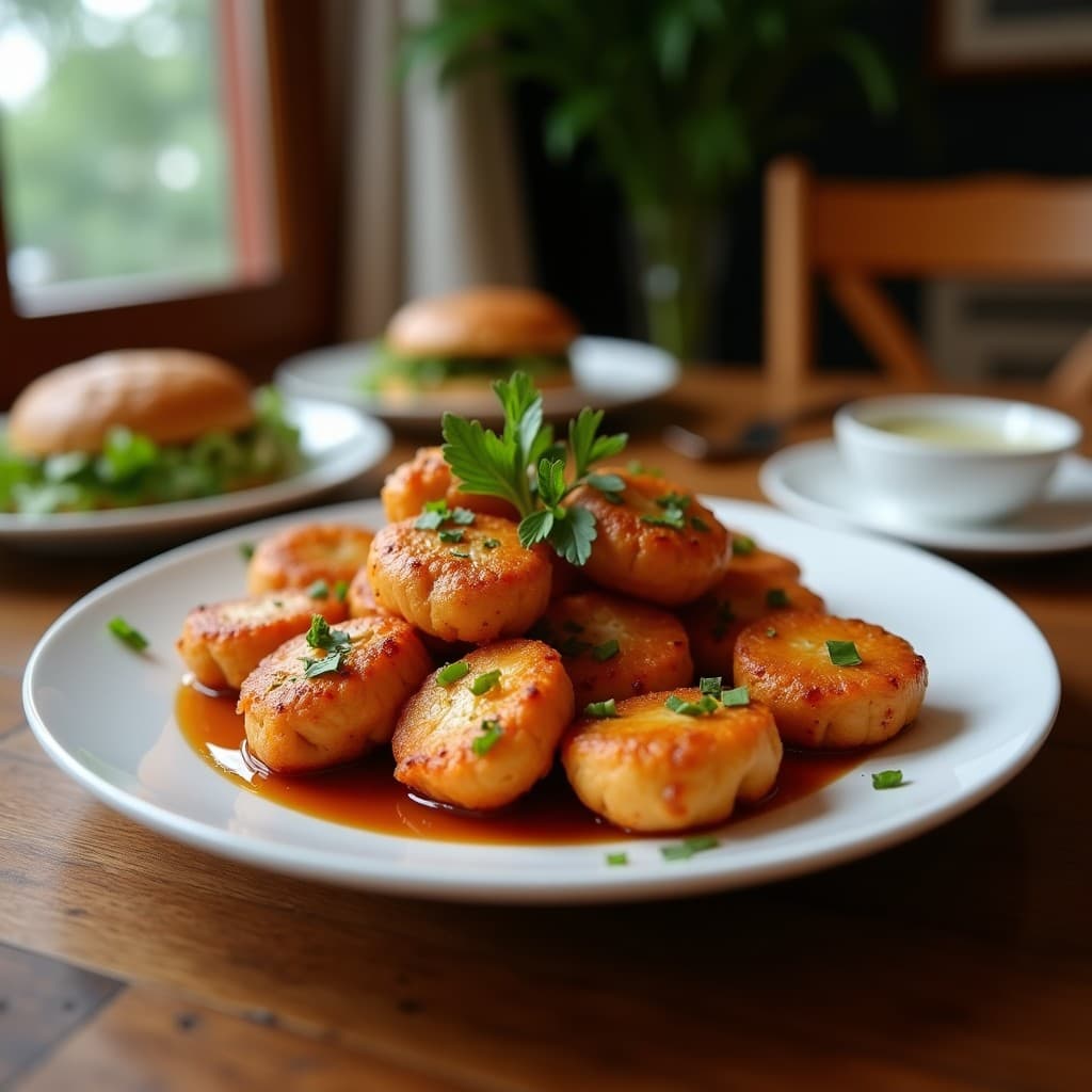 Brochetas de Pollo Terriyaki y Melocotón: Receta Japonesa Dulce en Airfryer con Toque Crujiente