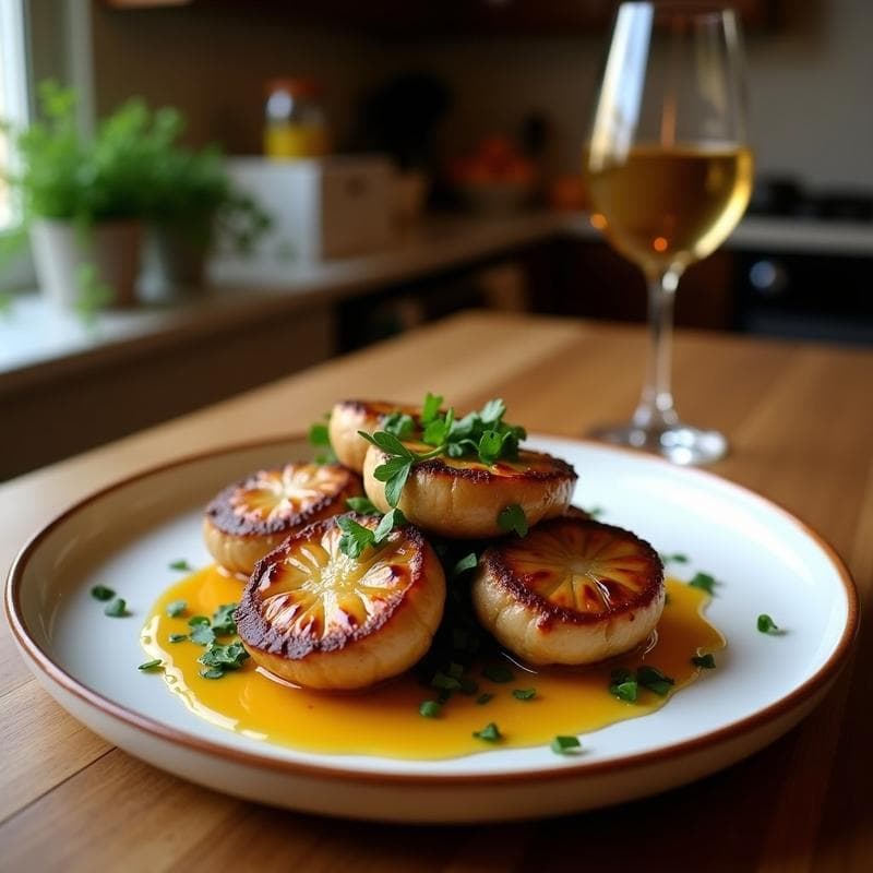 Brochetas de Champiñones Portobello Marinados en Salsa de Soja y Miel: Receta en Airfryer