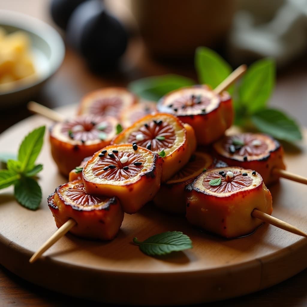 Brochetas de Consejos de Solomillo y Higos Caramelizados: Receta Gourmet en Airfryer
