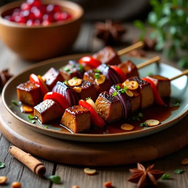 Brochetas de Ternera Marinado en Especias Marroquíes: Receta en Airfryer con Toque a Ras el Hanout