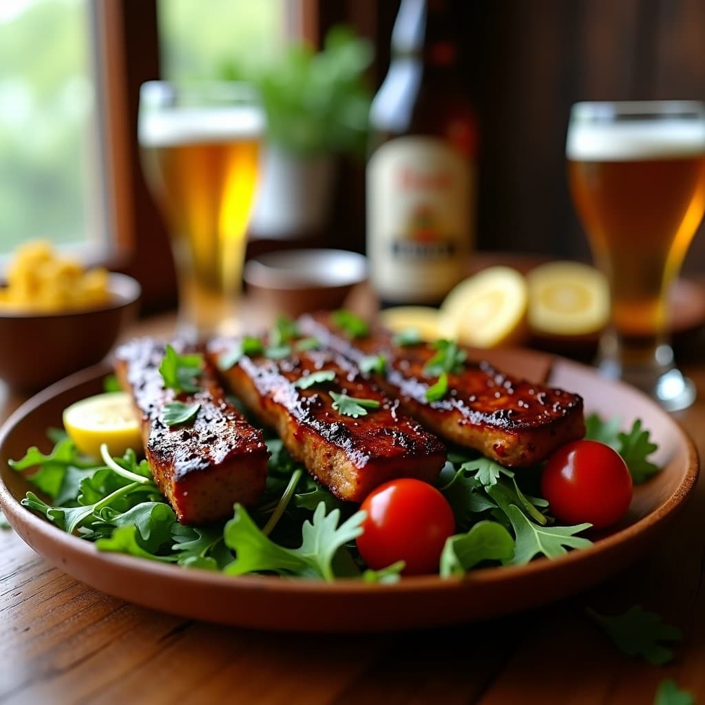Brochetas de Terneza Marinada en Cerveza Negra: Receta Argentina en Airfryer para Asados