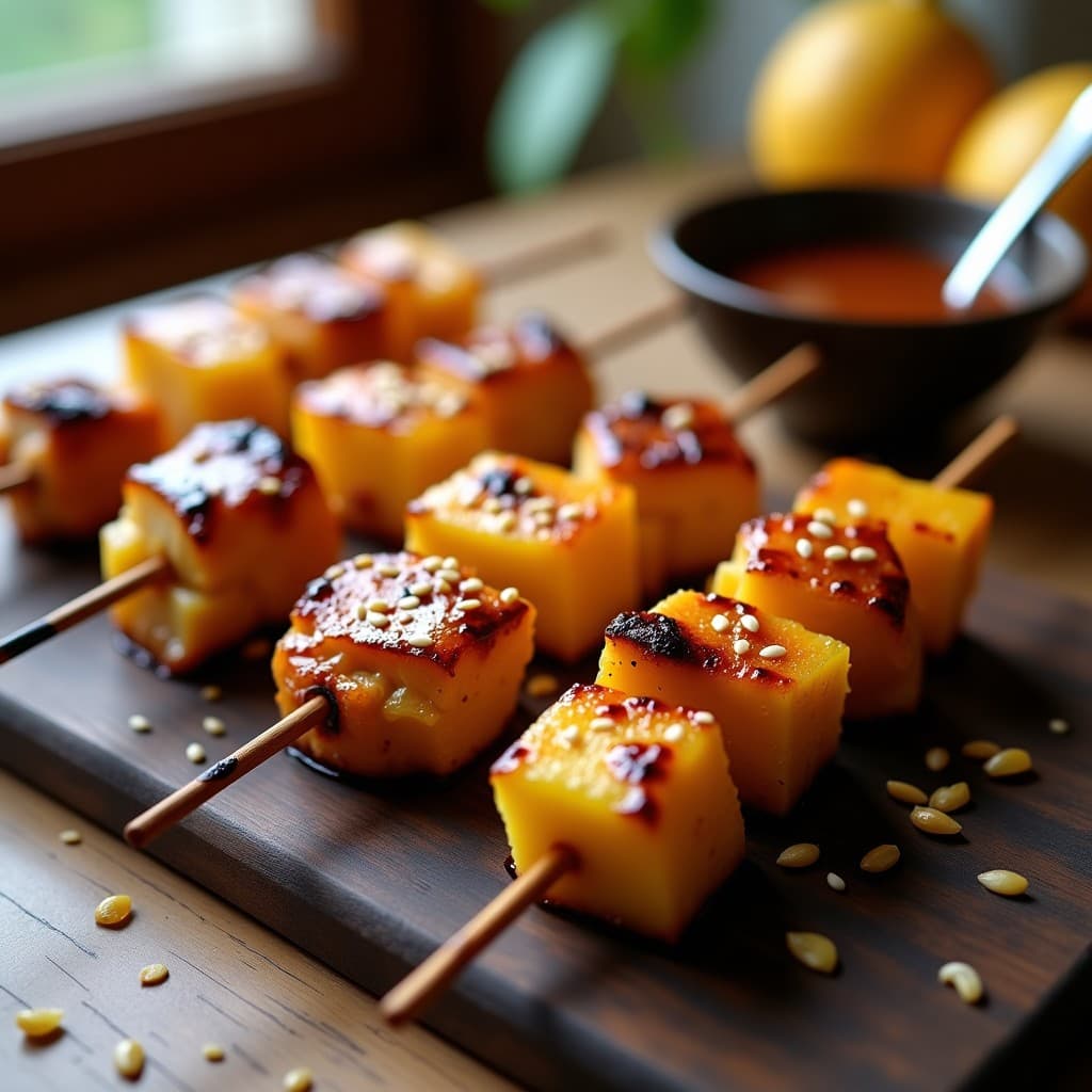 Brochetitas de Pollo Teriyaki con Piña Asada: Receta en Airfryer con Toque Dulce
