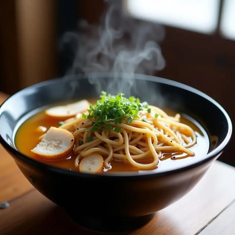 Brode de Pollo con Fideos Soba y Jengibre: Receta Japonesa Reconfortante para Resfriados