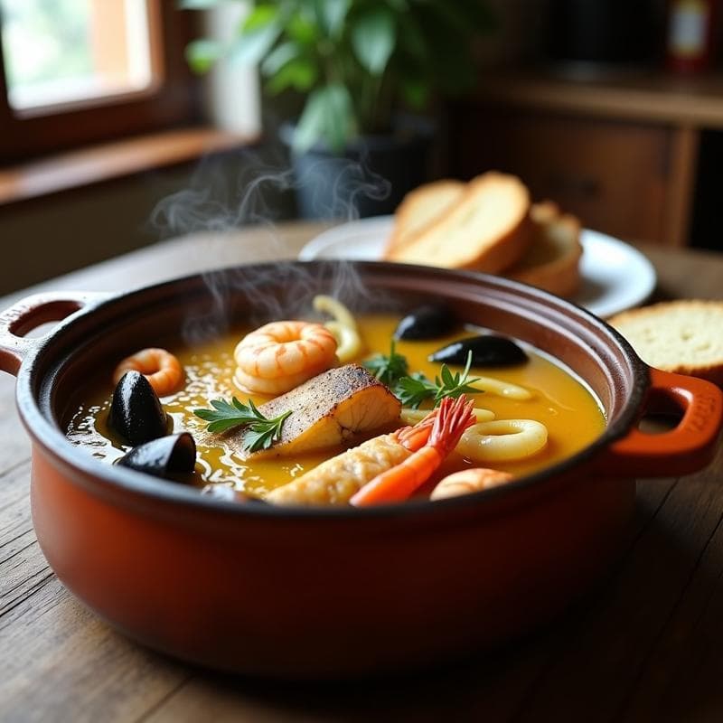 Brodet de Peix Català con Ñora y Azafrán: Receta Tradicional de Pescado en 30 Minutos