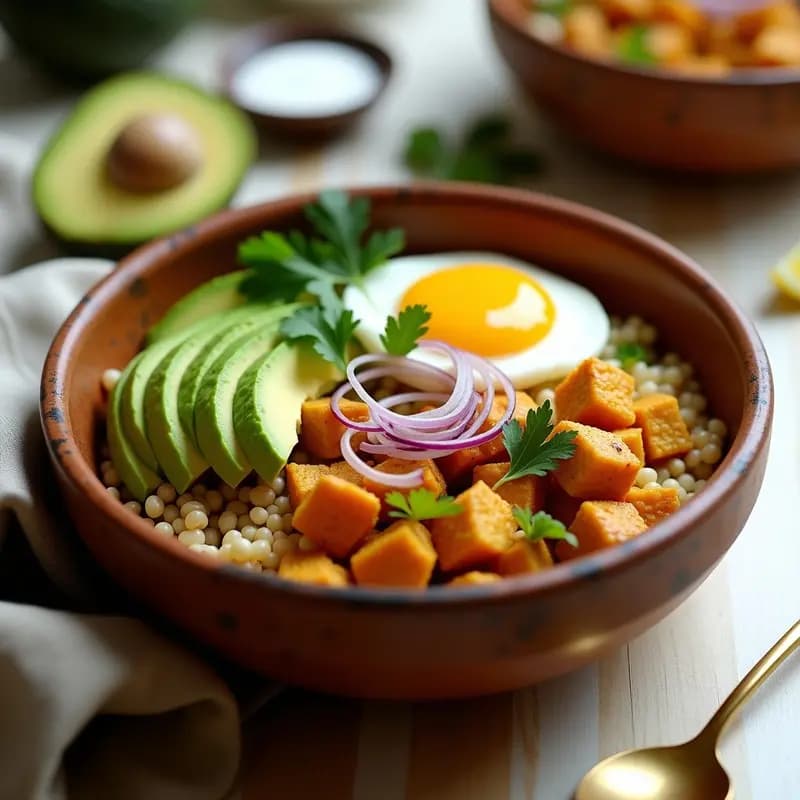 Brote de Trigo con Pollo al Curry y Aguacate: Receta India de Desayuno Alta en Proteína