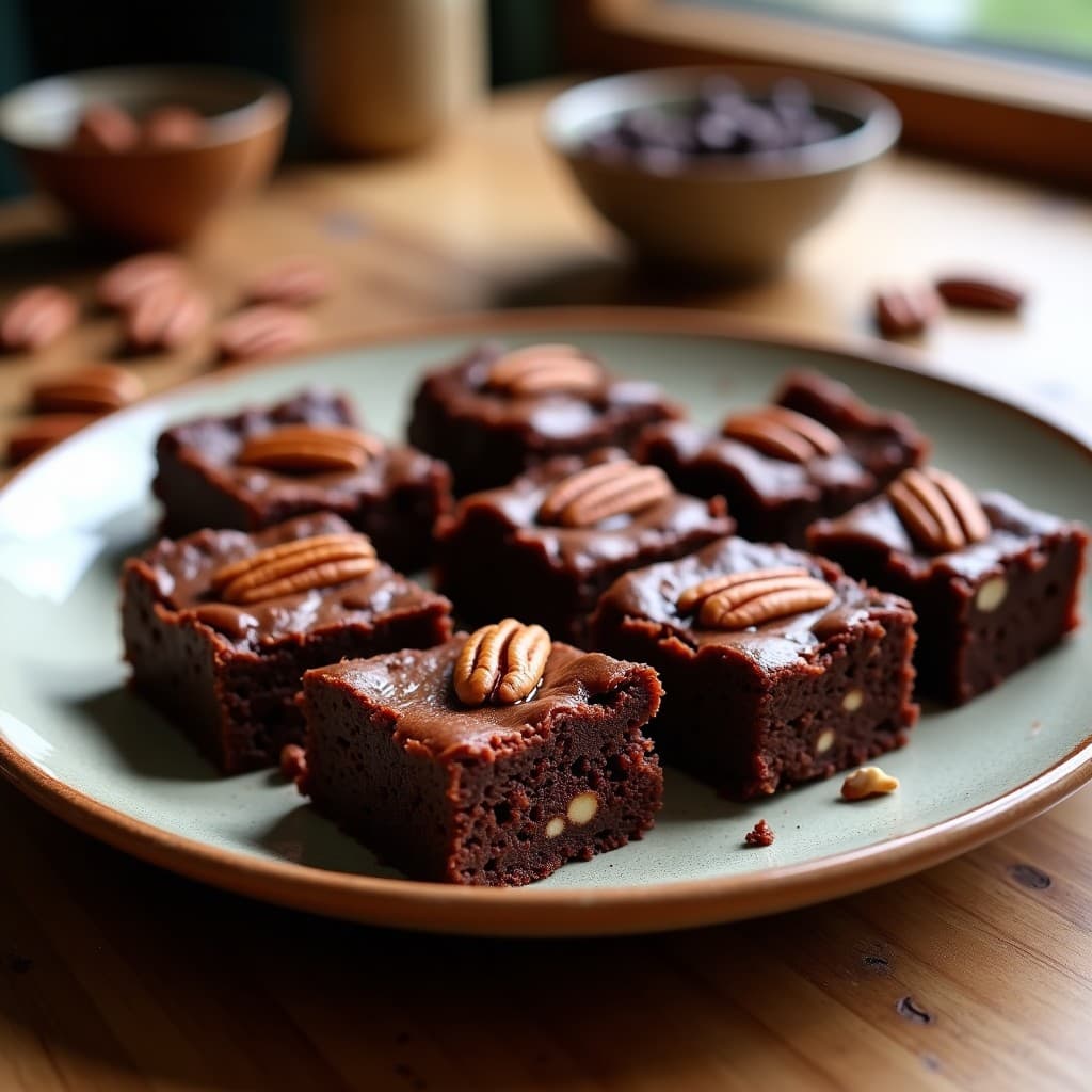Brownie de Algarroba y Nueces: Postre Sin Gluten y Sin Azúcar en Thermomix