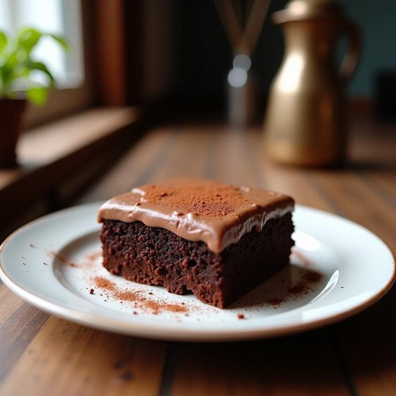 Brownie de Batata y Cacao con Frosting de Anacardos: Postre Vegano y Sin Gluten
