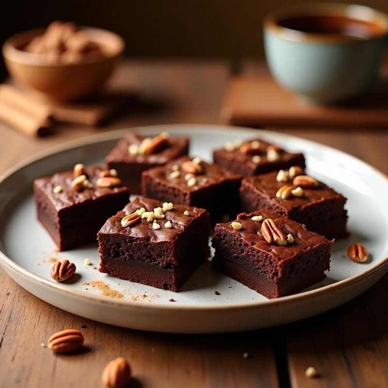 Brownie de Boniato y Algarroba: Postre Vegano Sin Harina y Sin Remordimientos