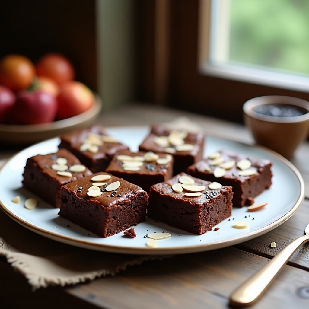 Brownie de Boniato y Tahini: Postre Sin Harina y Ultraproteico en Thermomix