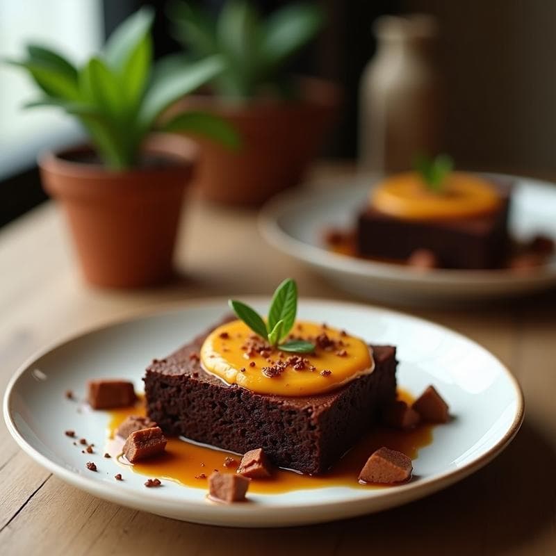 Brownie de Cacao y Puré de Calabaza: Postre Sin Harina y Sin Azúcar en Thermomix