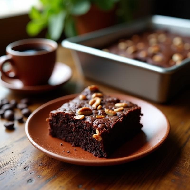 Brownie de Frijol Negro y Cacao: Postre Mexicano Vegano y Sin Harina en 20 Minutos