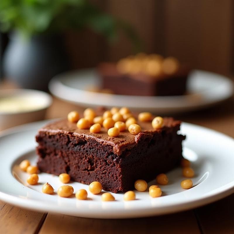 Brownie de Garbanzo y Cacao Puro: Postre Vegano y Sin Harina en Thermomix