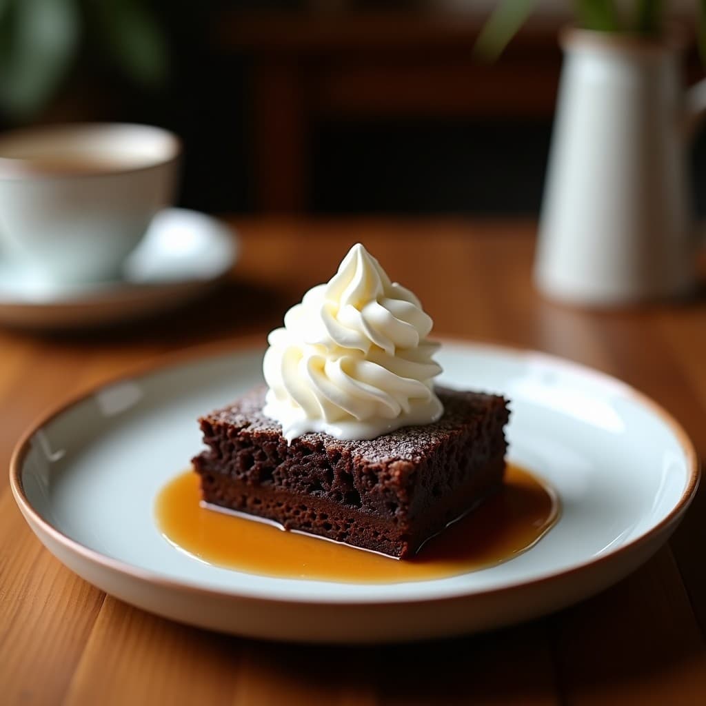 Brownie de Harina de Altramuz con Helado de Yogur de Coco: Postre Vegano y Sin Gluten