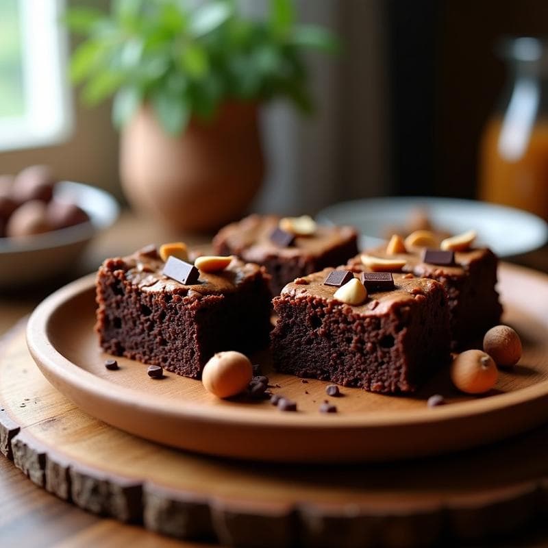 Brownie de Lentejas Negras y Avellanas: Postre Vegano y Alta en Fibra en 15 Minutos