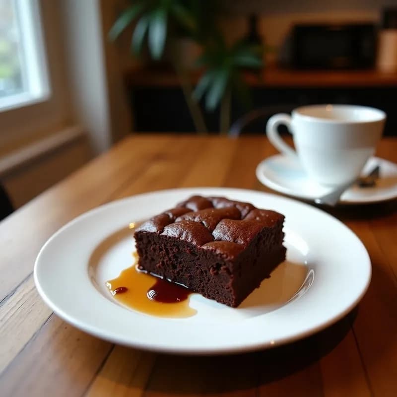 Brownie Proteico de Café Mocha: Receta en Airfryer con 5 Ingredientes