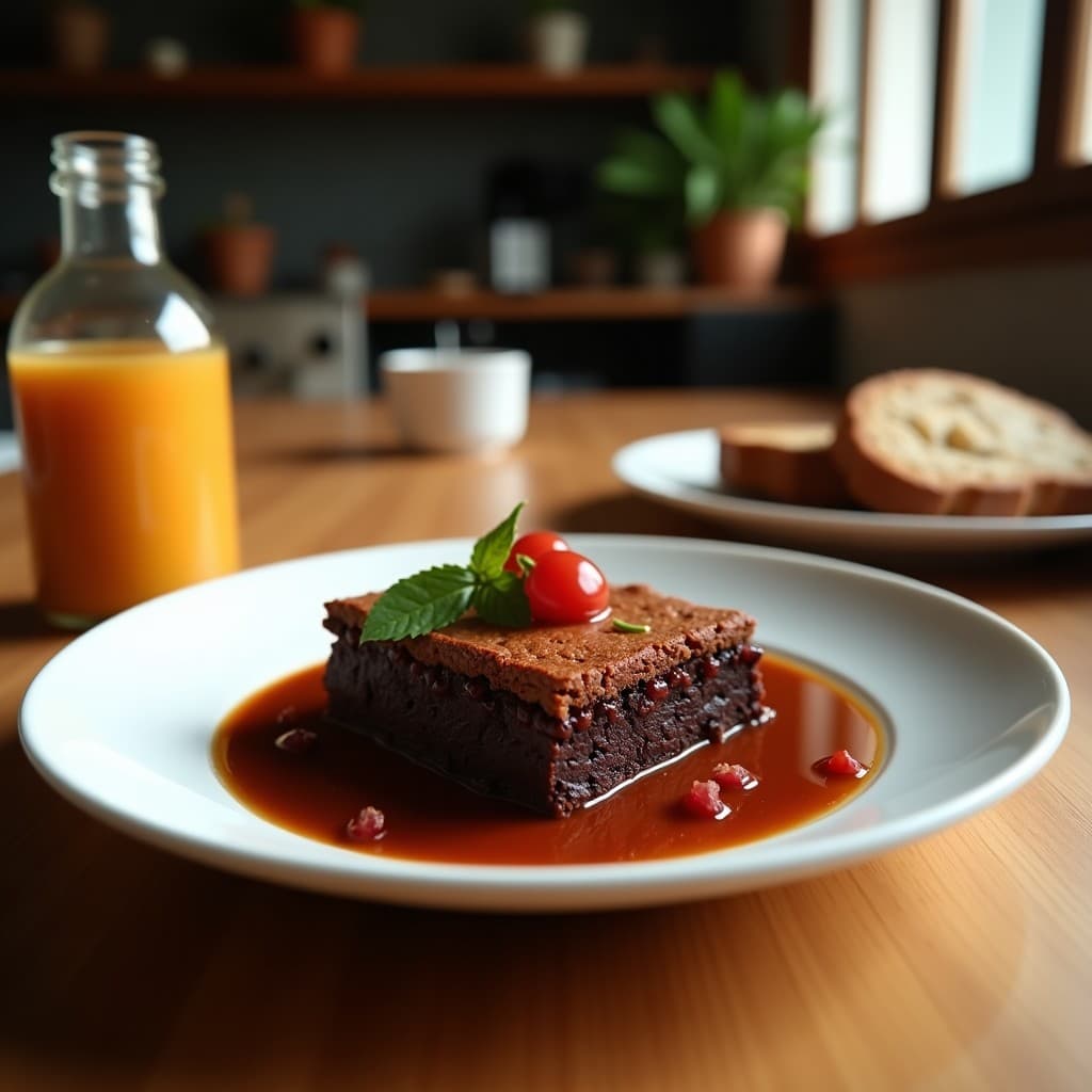 Brownie de Harina de Teff y Puré de Dátil: Postre Etíope Sin Azúcar y Alto en Hierro