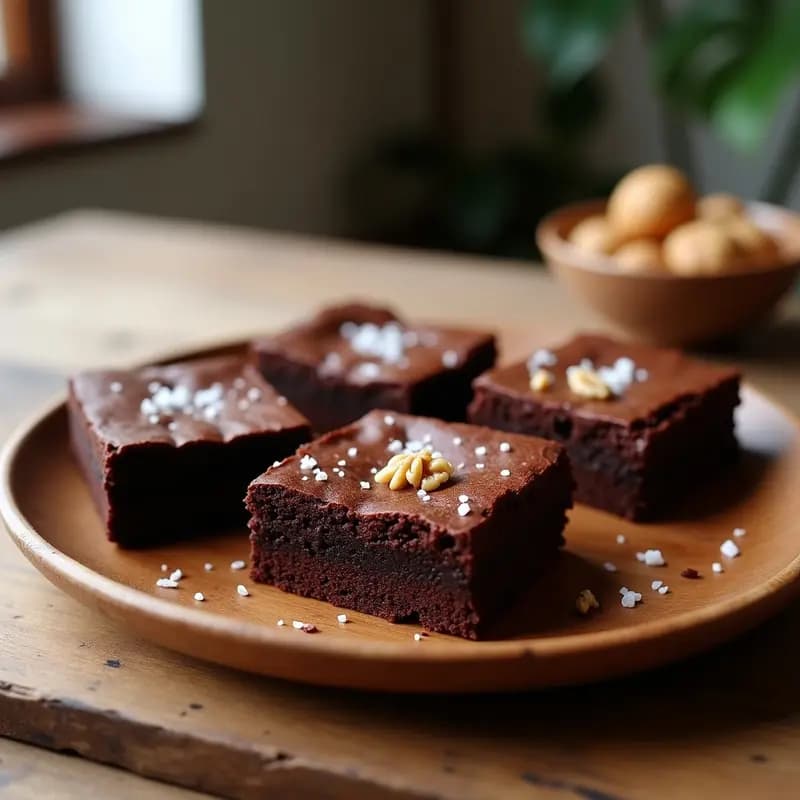 Brownie Vegano de Chocolate Negro y Avena: Receta Sin Harina y Alto en Proteína