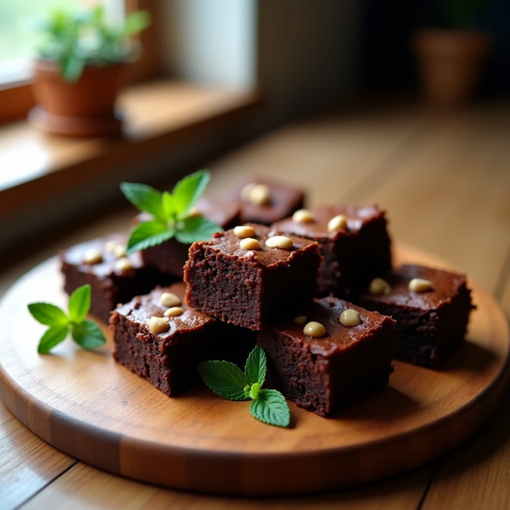 Brownies de Alubias Negras y Avellanas: Postre Vegano Sin Harina y Sin Azúcar