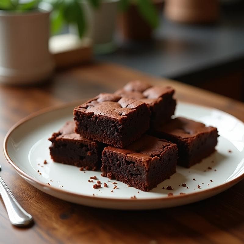 Brownies de Alubias Negras y Chocolate 100%: Postre Keto sin Azúcar