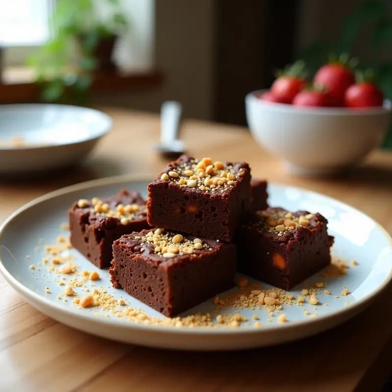Brownies de Batata y Tahini: Postre Vegano Sin Azúcar y Rico en Mineral