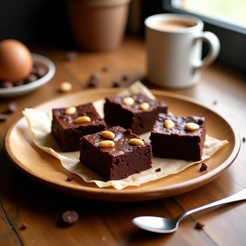 Brownies de Boniato y Cacao Crudo: Postre Vegano y Sin Azúcar en Airfryer