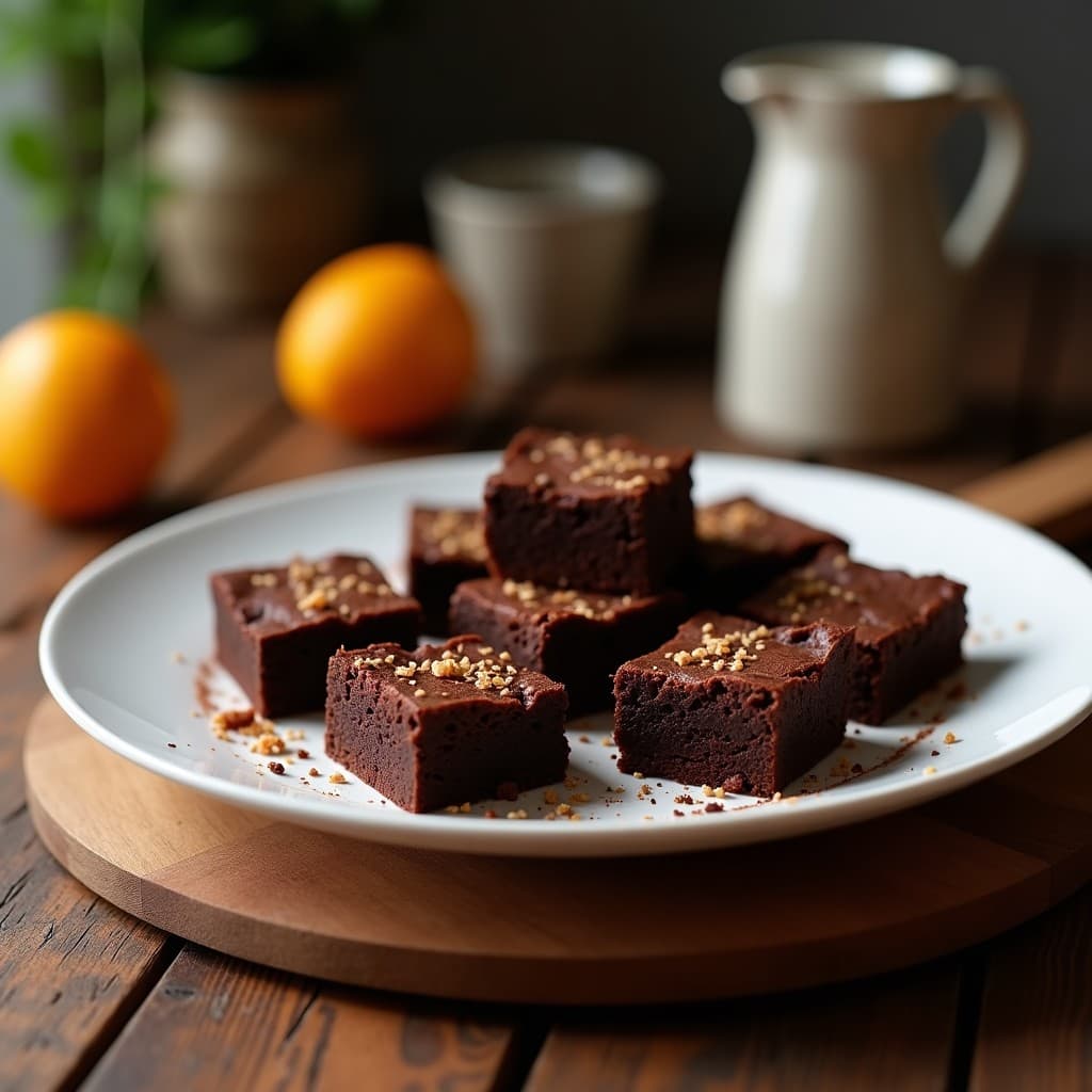 Brownies de Frijol Negro y Cacao Puro: Postre Vegano y Sin Azúcar en 20 Minutos