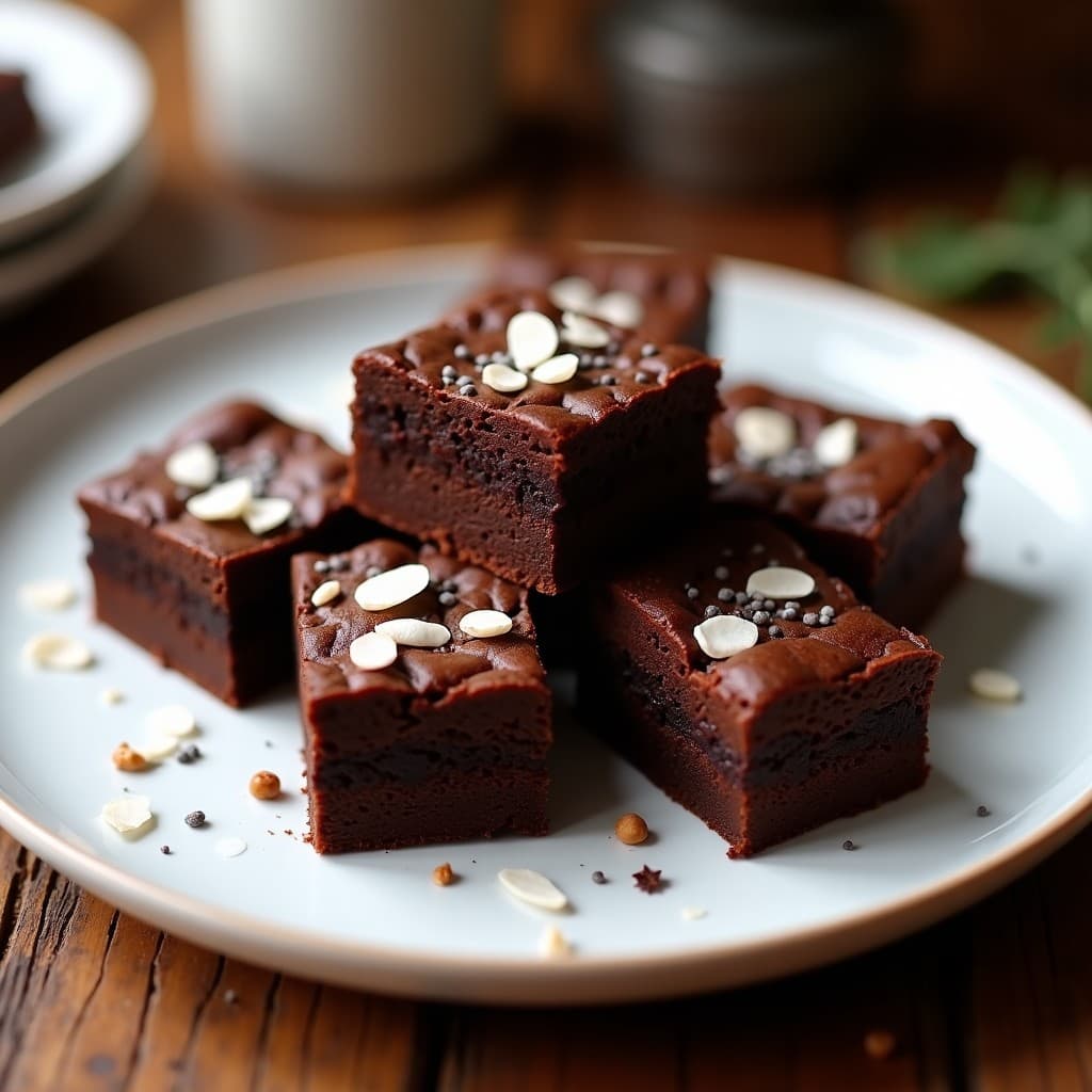 Brownies de Garbanzo y Cacao Puro: Postre Keto Sin Harina y Sin Azúcar