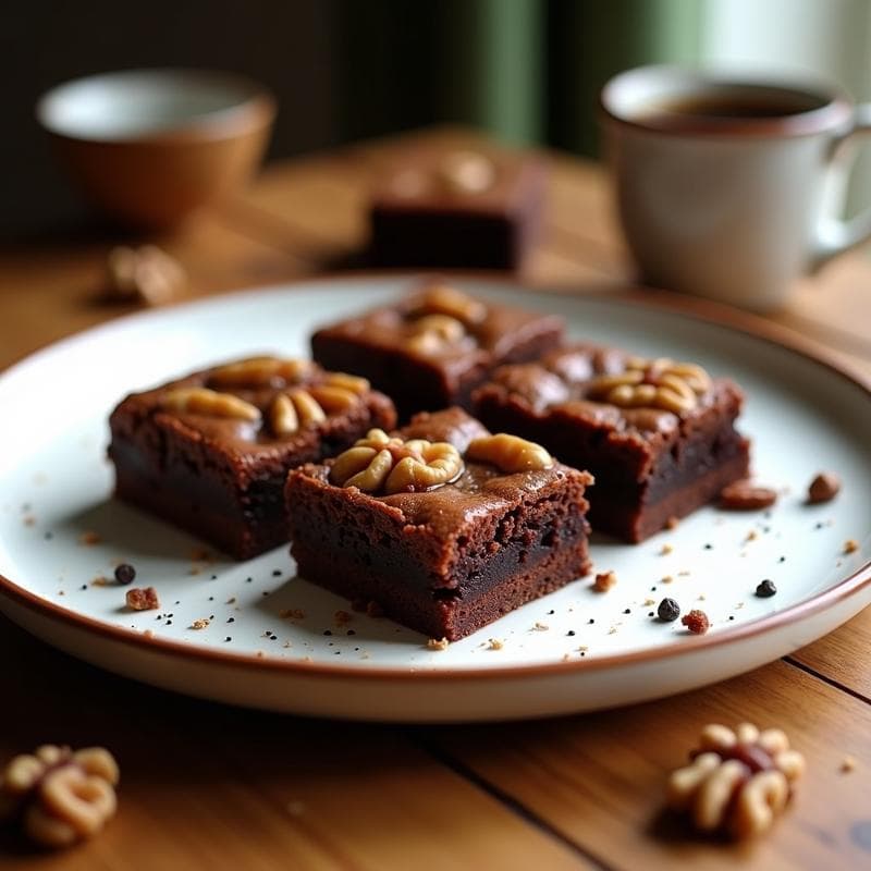 Brownies de Garbanzo y Pasta de Dátiles: Postre Vegano Sin Harina y Sin Azúcar en Airfryer
