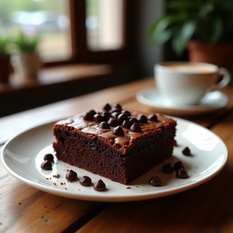 Brownies de Café y Tofu Sedoso: Receta Vegana Alta en Proteína y Sin Harina