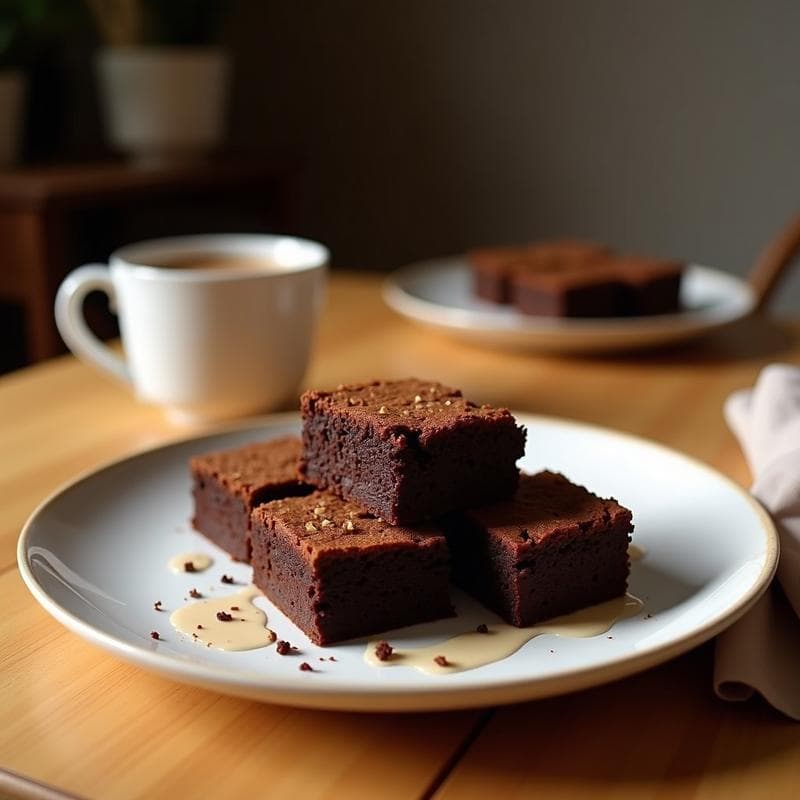 Brownies de Café y Almendra: Receta Keto Alta en Proteína y Sin Azúcar