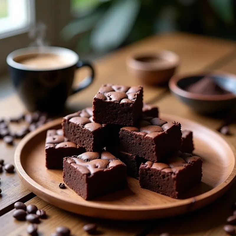 Brownies de Café y Maca: Receta de Postre Proteico Sin Azúcar
