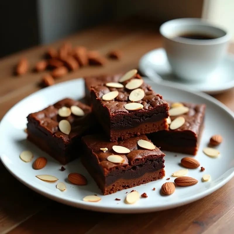 Brownies de Café y Avena: Receta de Postre Saludable Alto en Proteína