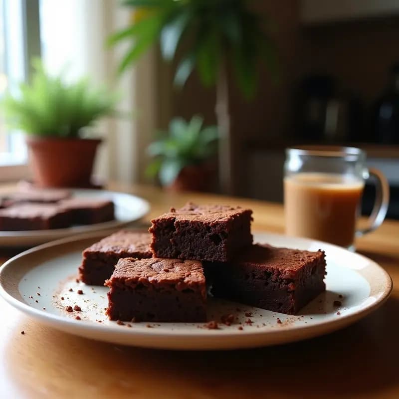 Brownies de Remolacha Negra y Cacao: Receta Sin Harina, Alta en Fibra y Sin Azúcar