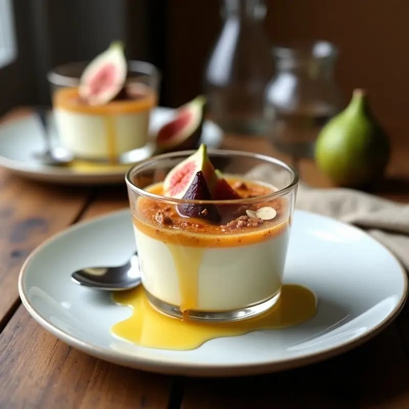 Brulee de Higo y Queso de Cabra: Postre Francés Sin Horno con Toque Dulce-Salado