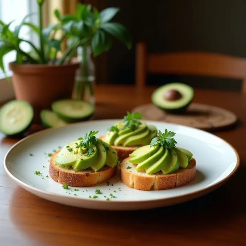 Bruschetta de Aguacate y Huevas de Trucha: Entrante Italiano con Toque Escandinavo