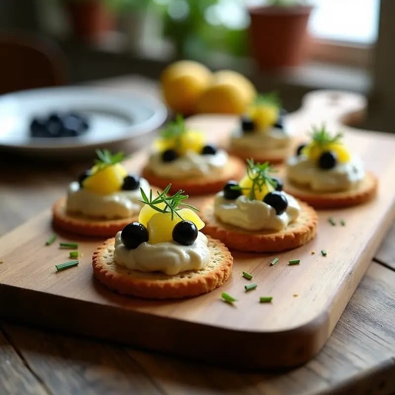 Bruschetta de Higado de Bacalao y Aceitunas: Aperitivo Portugués Keto en 10 Minutos