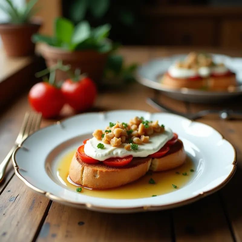 Bruschetta de Higos y Ricotta: Aperitivo Italiano Dulce-Salado con Miel y Nuez