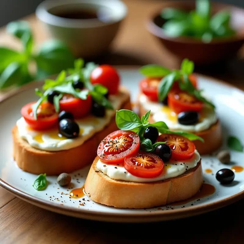 Bruschetta de Tomate Seco y Burrata: Receta Italiana en 10 Minutos y Alta en Grasas Saludables