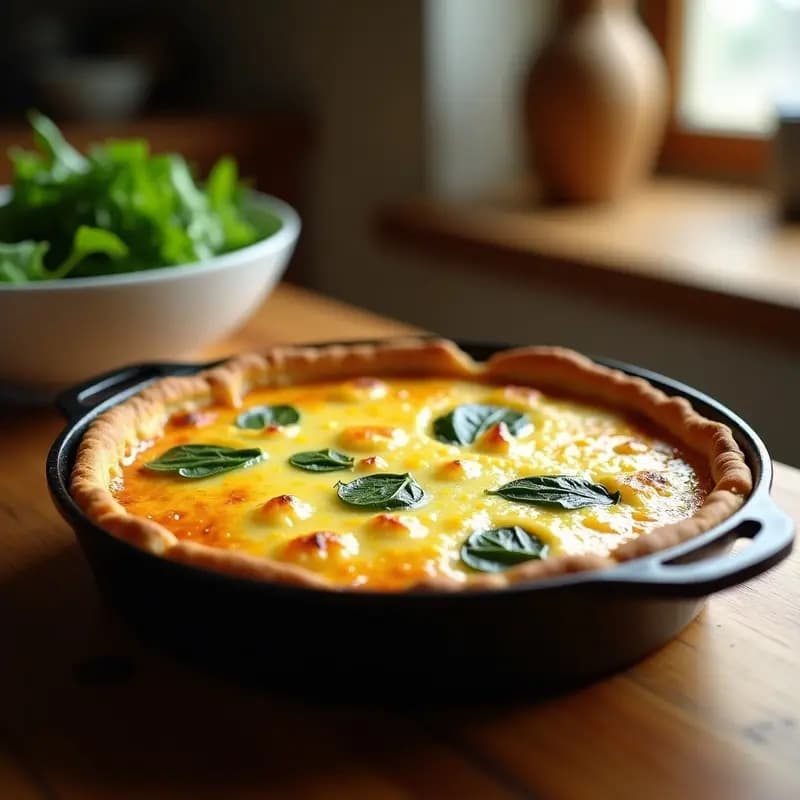 B Schwierwoerdele Alemán con Espinacas y Queso Emmental: Receta Tradicional Keto