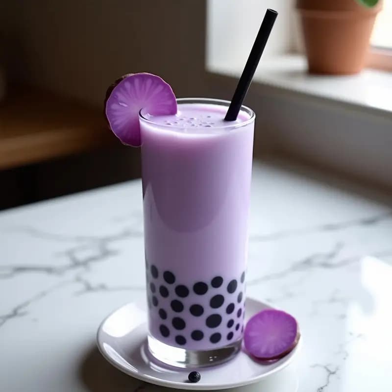 Té de Bubble Milk con Tapioca de Camote: Bebida Taiwanea Innovadora y Sin Azúcar