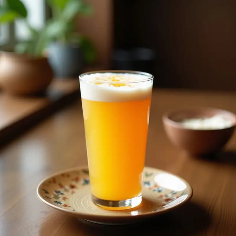 Bubble Tea de Mango y Chía con Leche de Coco: Bebida Asiática Viral y Saludable