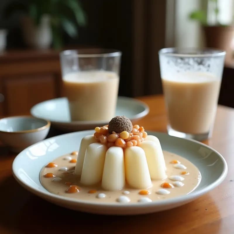 Bubble Tea de Taro y Perlitas de Chía con Leche de Coco: Bebida Taiwanesas Original