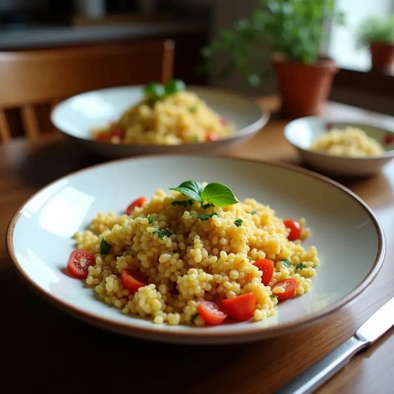 Bübür: Ensalada Turca de Trigo Bulgur con Hierbas Frescas y Granada