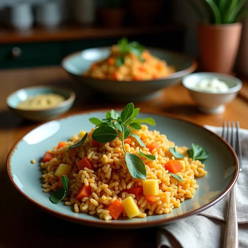 Buddha Bowl de Arroz Salvaje, Raítan y Semillas de Calabaza: Receta Ayurvédica en 20 Minutos