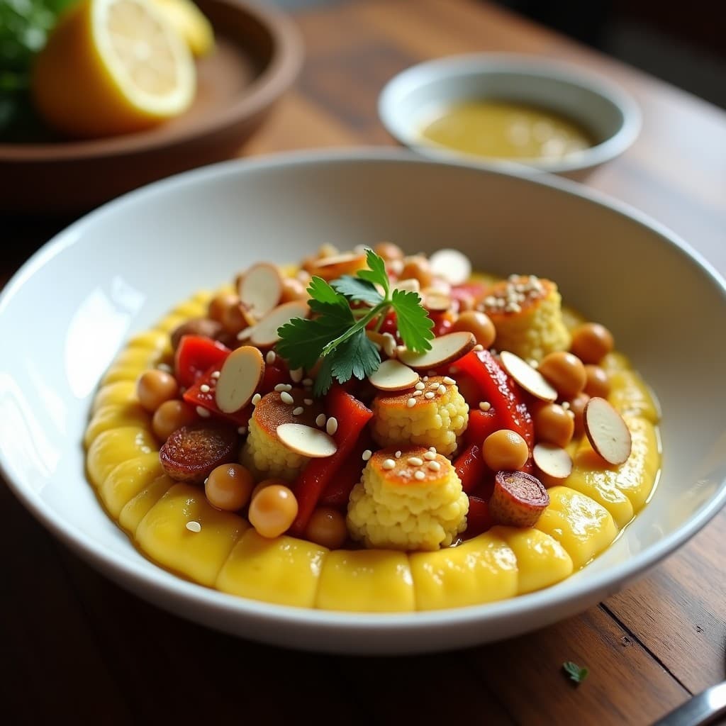 Buddha Bowl de Garbanzos Crujientes y Puré de Coliflor: Receta Vegana Keto con Toque Ético