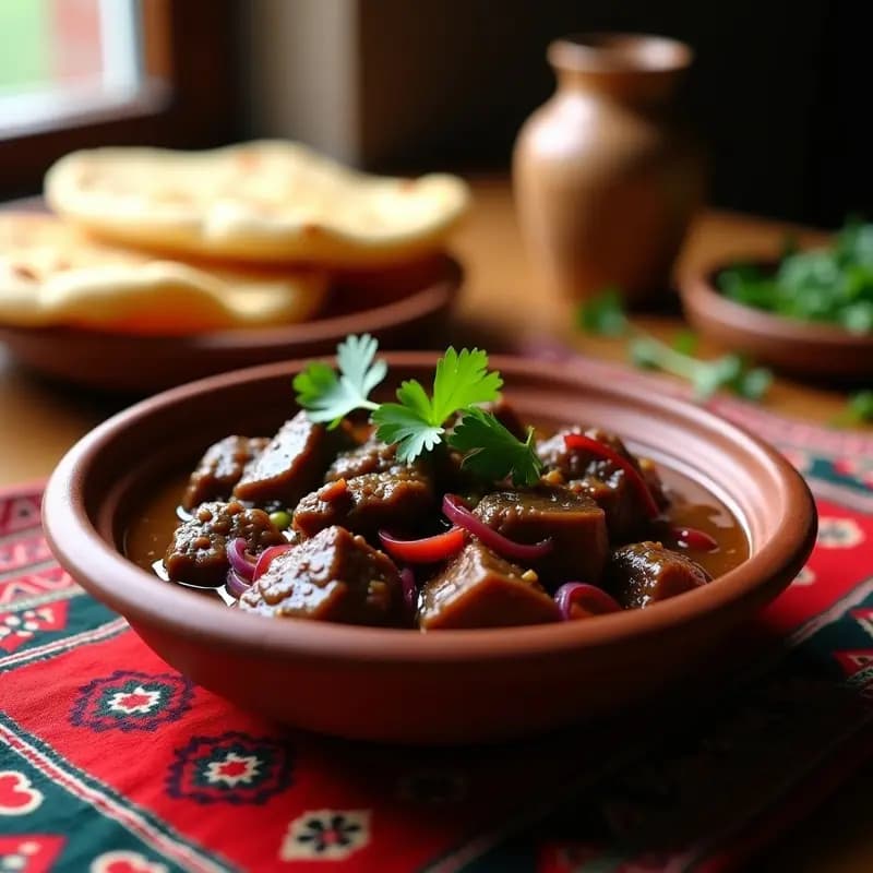 Bulbulz gifted Kirguís con Carne de Caballo y Cebolla: Receta Tradicional de Asia Central