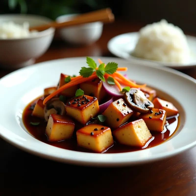 Bulgochgi de Tofu y Champiñones: Versión Vegana del Clásico Coreano en Airfryer