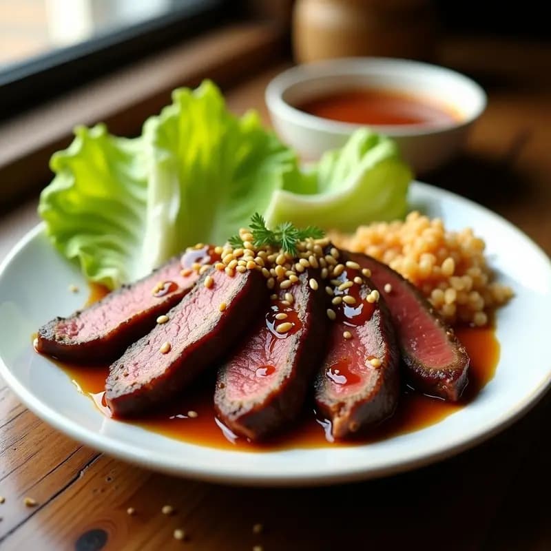 Bulgoogi de Res con Salsa de Peras: Receta Coreana en Airfryer y Sin Gluten