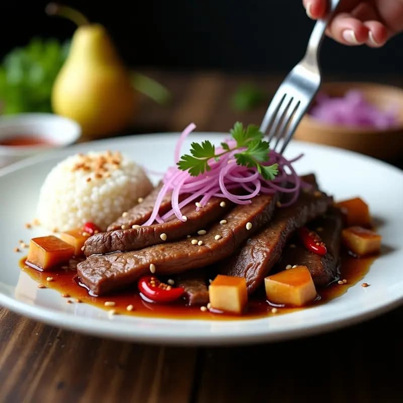 Bulgogi Coreano con Ternera y Peras: Receta en Airfryer Marinado Rápido