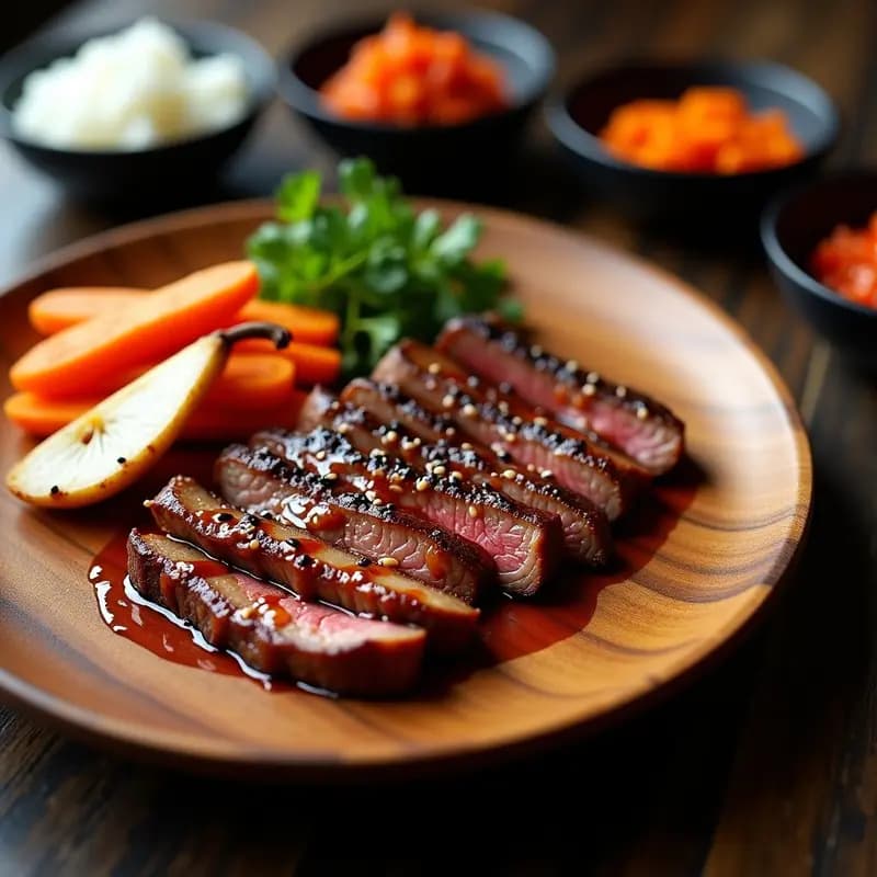 Bulgogi de Ternera con Peras y Zanahorias: Receta Coreana al Estilo BBQ en 30 Minutos